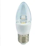 ECOLA Candle LED Premium 8,0W 220V E27 2700K линза Автомобильная светотехника